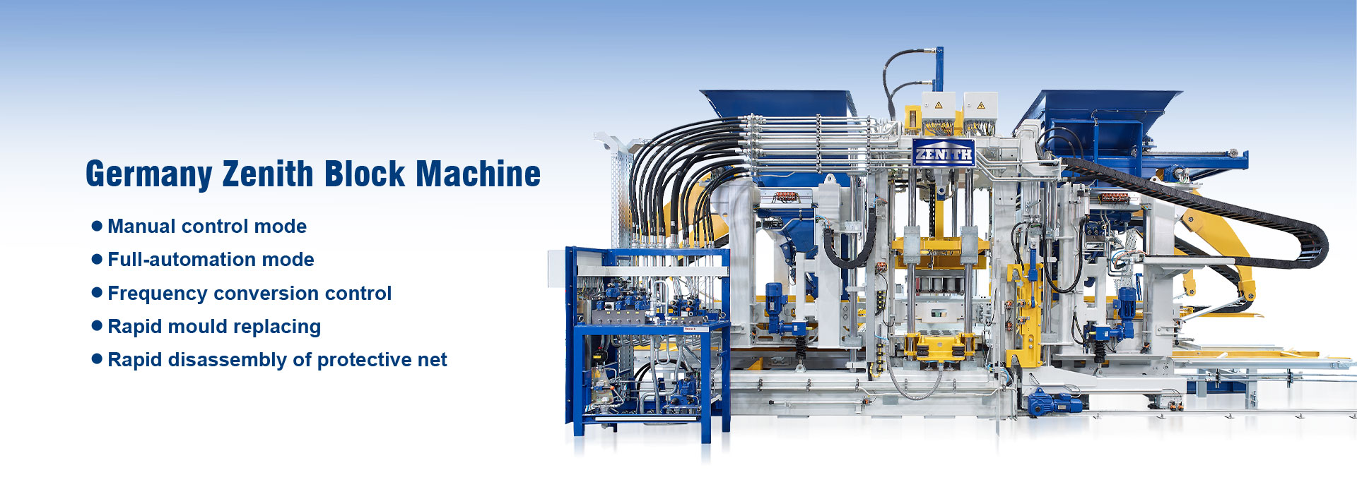 Producator de masini de blocuri Zenith din Germania